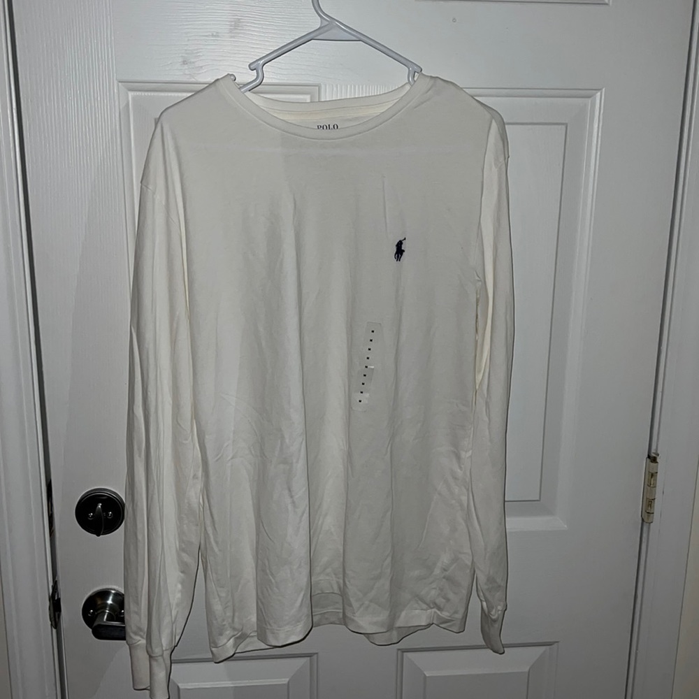 Mens polo long sleeve size medium